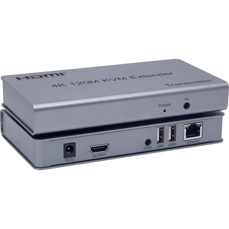 SENSEI 4K-HDTV-EXTENTION 120 METRE 4K CAT6 KVM EXTENDER(HDMI-USB-IR-AUDIO)