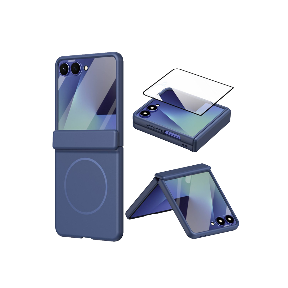 Joko Samsung Galaxy Z Flip 8 FlipPro Magsafe Kapak - Mavi