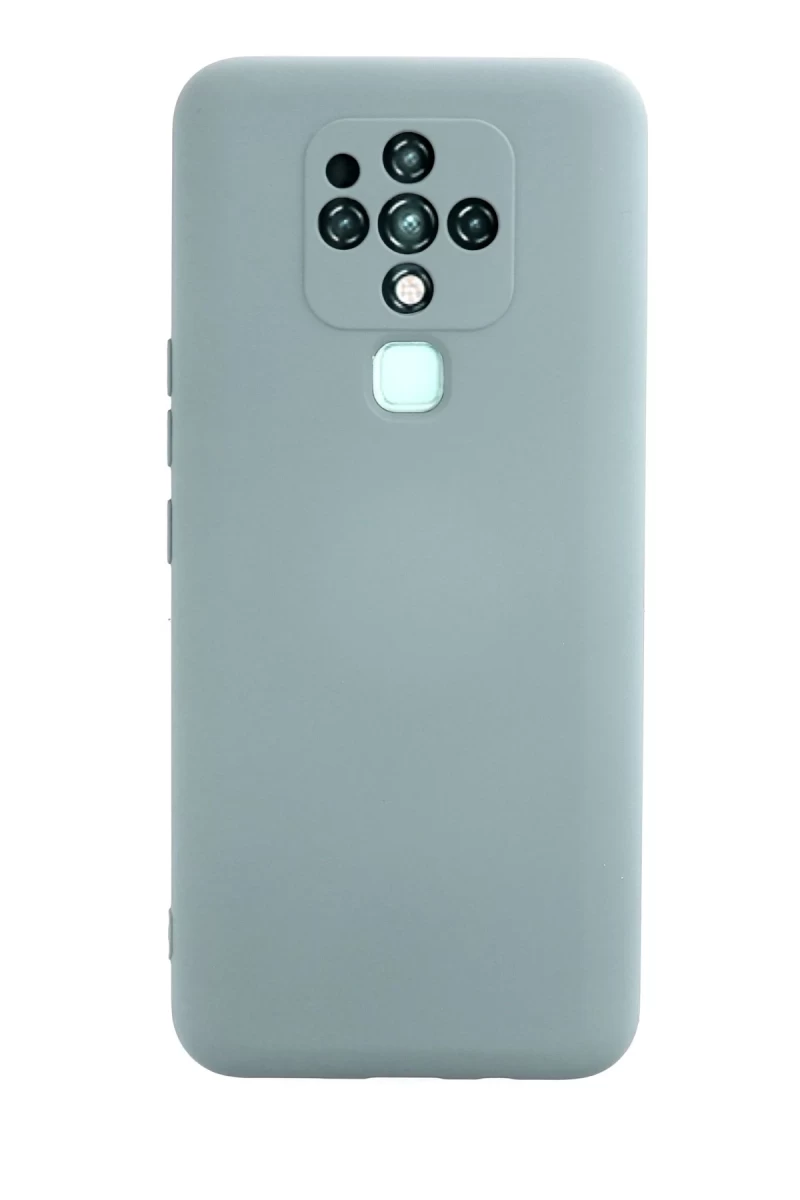 Tecno Camon 16 Uyumlu Kılıf Nano içi Kadife Silikon - Buz Mavisi