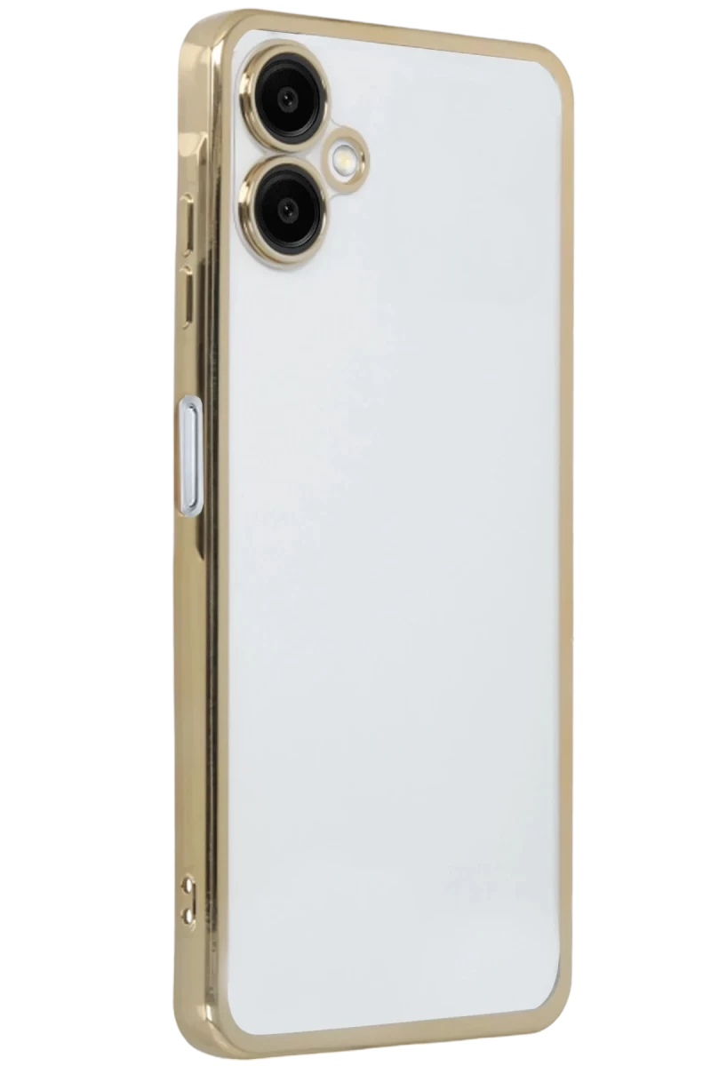 Samsung Galaxy A07 4G Uyumlu Lensli Silikon - Gold