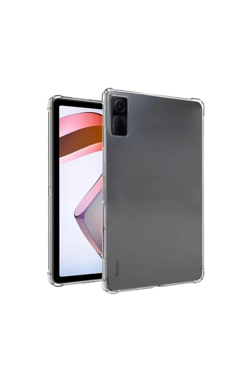 Xiaomi Redmi Pad SE 4G Uyumlu Kılıf Anti Shock Tablet Silikon - Şeffaf