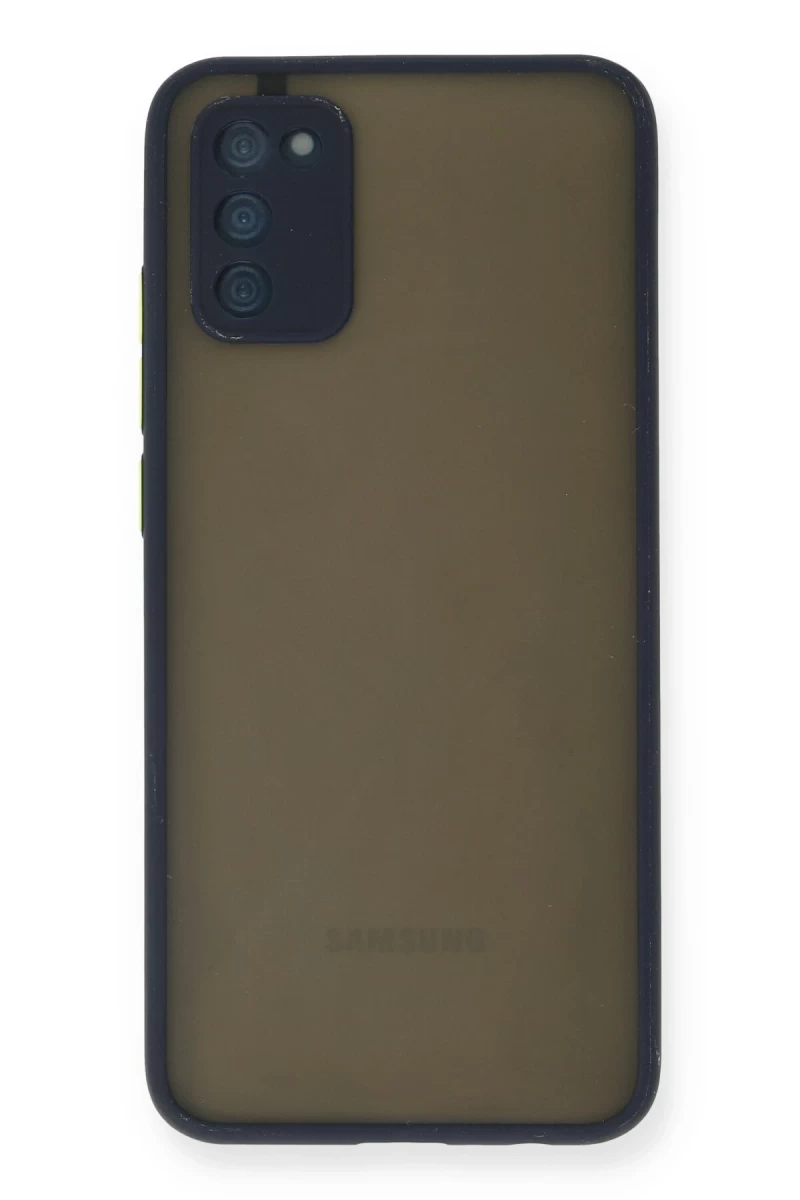 Samsung Galaxy A03S Uyumlu Kılıf Montreal Silikon Kapak - Lacivert