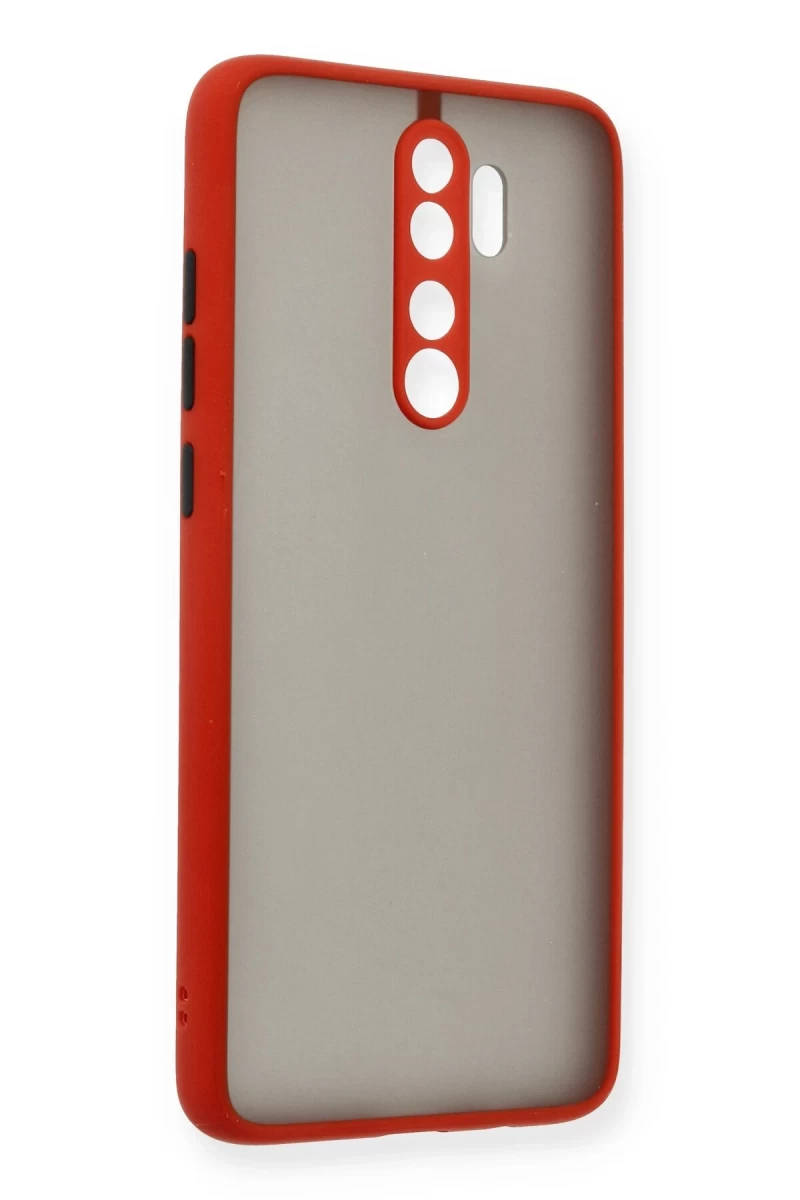 Xiaomi Redmi Note 8 Pro Uyumlu Kılıf Montreal Silikon Kapak - Kırmızı