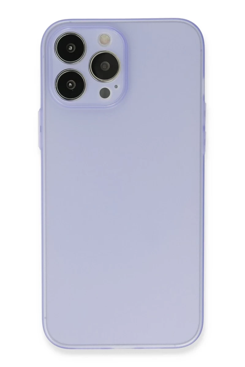 Apple iPhone 13 Pro Max Uyumlu Kılıf Puma Silikon - Mor