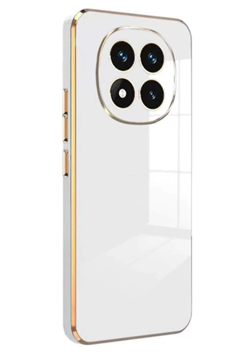 Xiaomi Redmi Note 14 Pro 4G Uyumlu Kılıf Volet Silikon - Beyaz