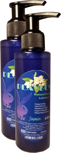 Playboy Jasmin Flavor Natural Personal Lubricant 125 ml Yasemin Aromalı Jel 2 Adet