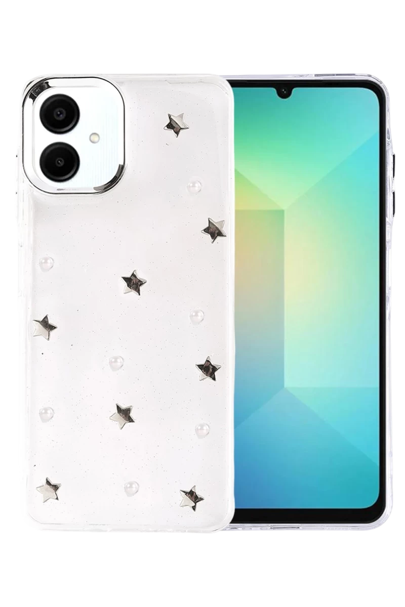 Samsung Galaxy A07 4G Uyumlu Fiyonk Desenli Kapak - Desen 7
