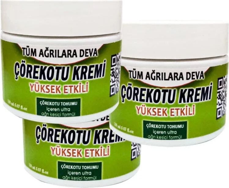 Süper Çörek Otu Tohumu Yağı Bakım Masaj Kremi 3X150 ml