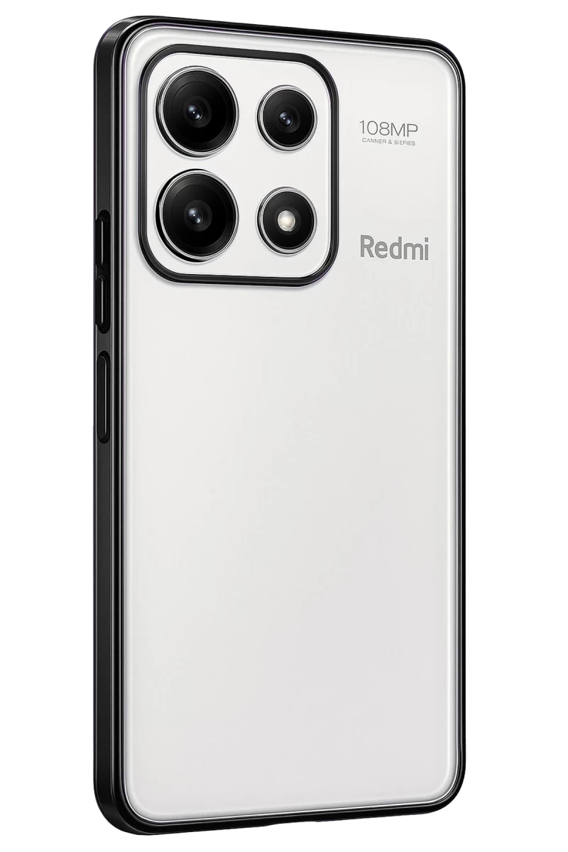 Xiaomi Poco X6 Pro Uyumlu Kılıf Lensli Silikon - Siyah