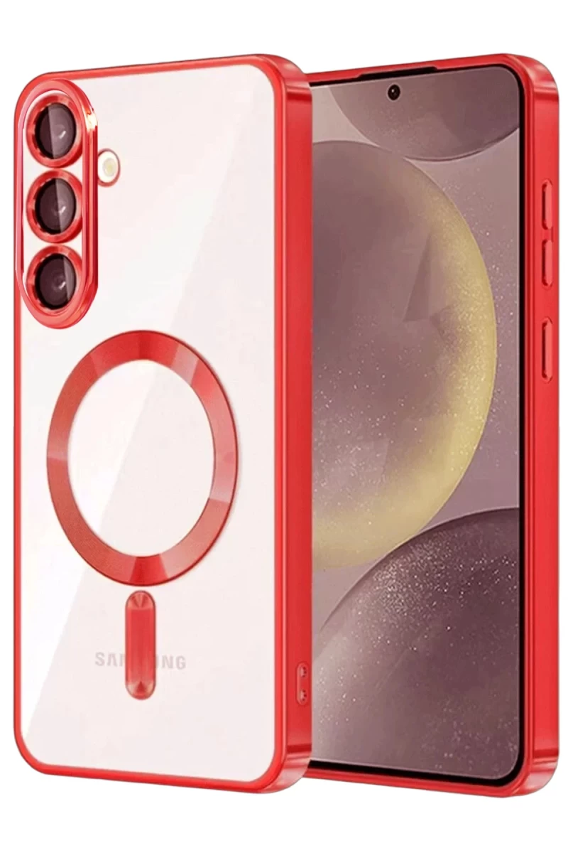 Samsung Galaxy A27 5G Uyumlu Kross Magneticsafe Kapak - Kırmızı