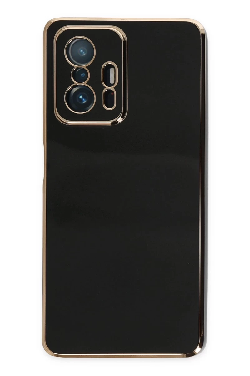 Xiaomi Mi 11T Pro Uyumlu Kılıf Volet Silikon - Siyah
