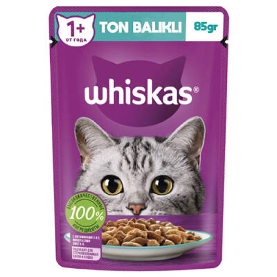 Pouch Jöle İçinde Ton Balıklı Yetişkin Kedi Konservesi 12 Adet 85 Gr