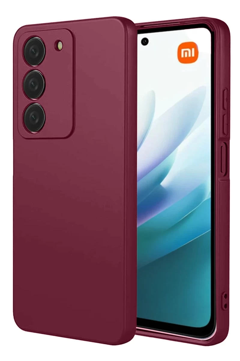 Xiaomi Redmi 15 4G Uyumlu First Silikon - Bordo
