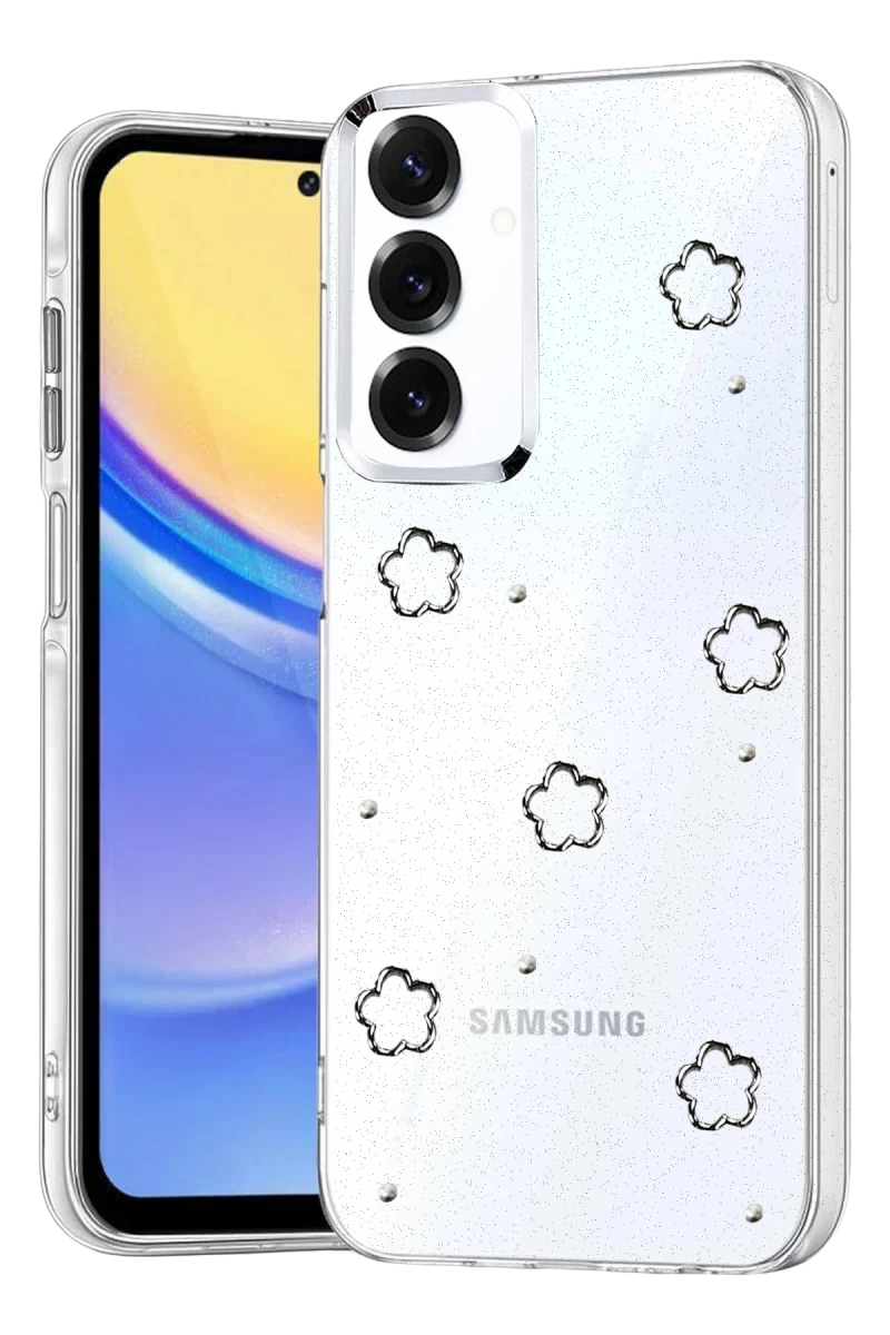Samsung Galaxy A37 5G Uyumlu Fiyonk Desenli Kapak - Desen 2