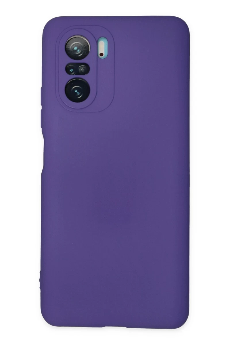 Xiaomi Poco F3 Uyumlu Kılıf Nano içi Kadife Silikon - Mor