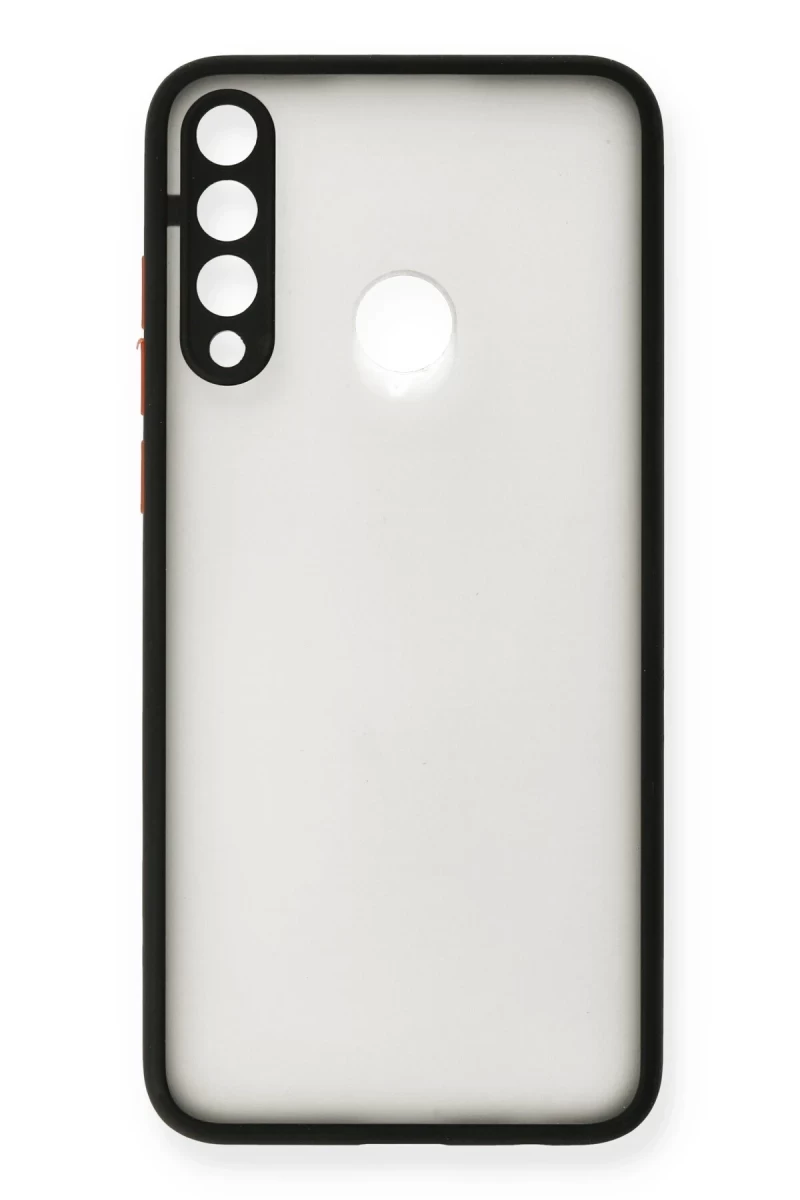 Huawei Y6P Uyumlu Kılıf Montreal Silikon Kapak - Siyah