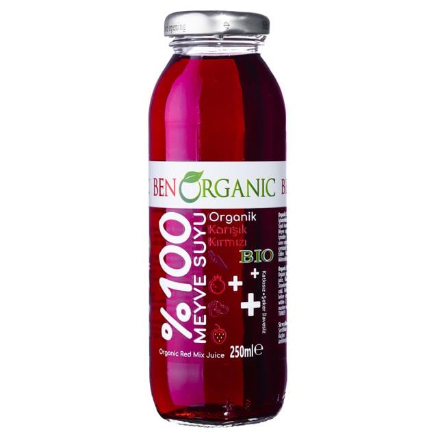 Kırmızı Meyveler Suyu 250 Ml. 1 Adet