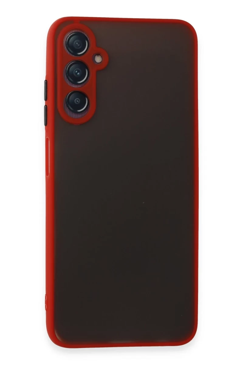 Samsung Galaxy A05S Uyumlu Kılıf Montreal Silikon Kapak - Kırmızı
