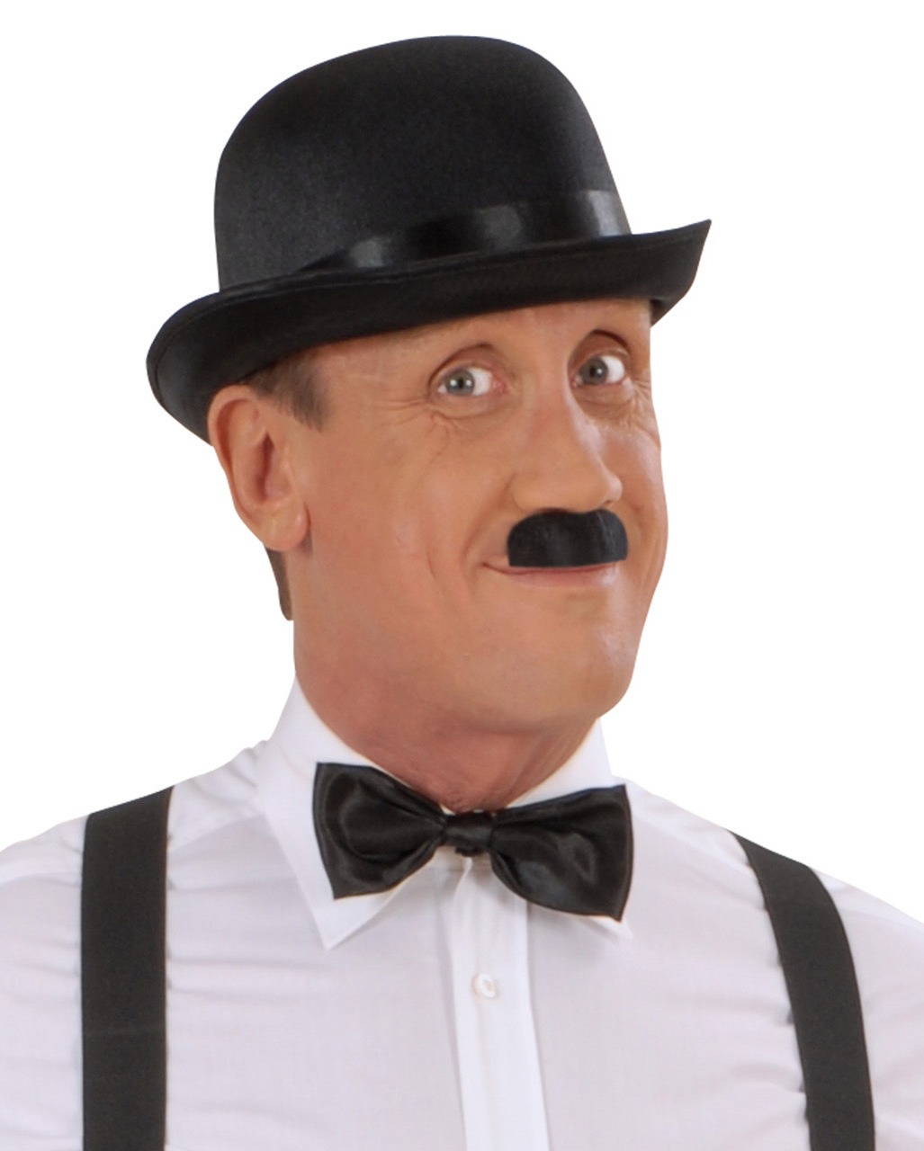 Charlie Chaplin Stil Yetişkin Şapkası ? Siyah Melon Parti Şapkası