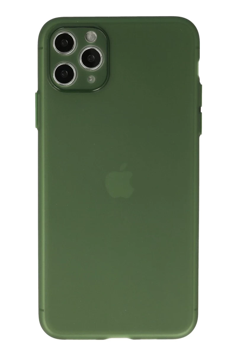 Apple iPhone 11 Pro Max Uyumlu Kılıf Puma Silikon - Yeşil