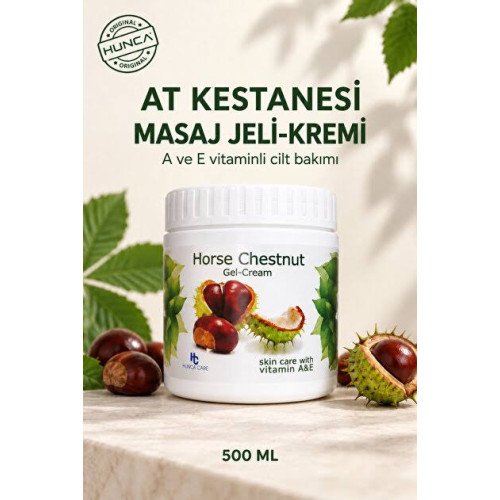 HUNCA CARE CİLT BAKIM KREMİ AT KESTANESİ 500 ML