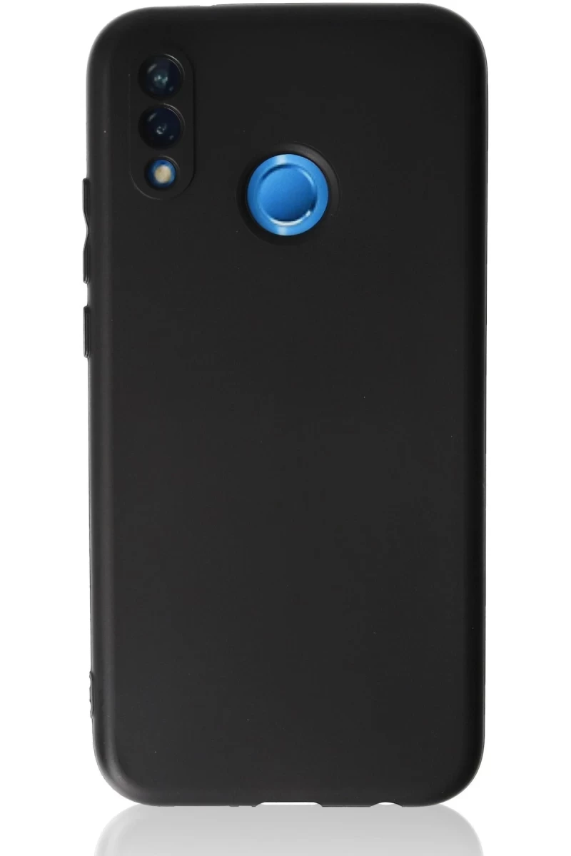 Huawei P20 Lite Uyumlu Kılıf First Silikon - Siyah