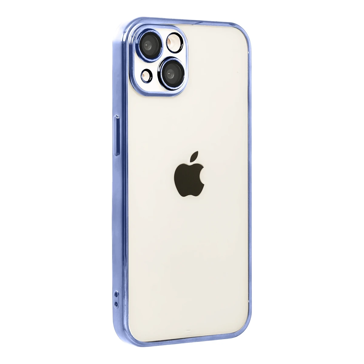 Apple iPhone 15 Lensli Silikon - Açık Mavi