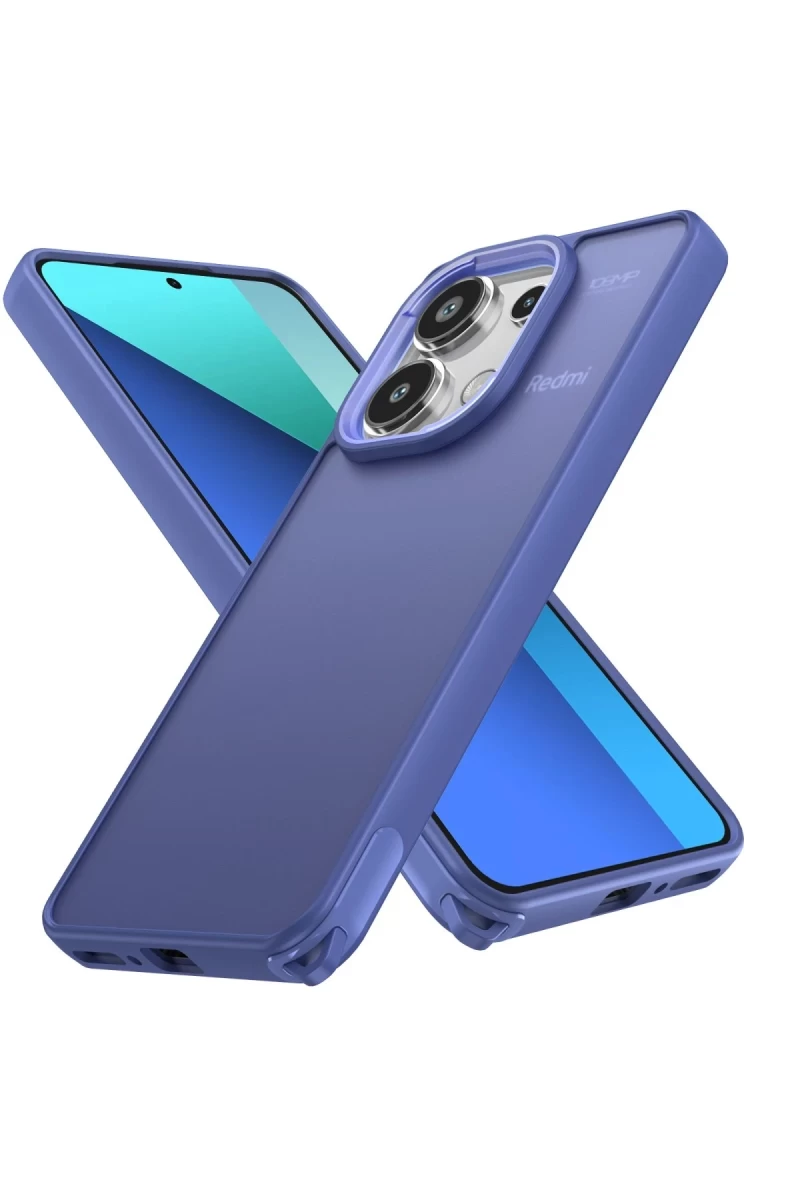 Xiaomi Redmi Note 13 Pro 4G Uyumlu Kılıf Elegant Kapak - Açık Mavi