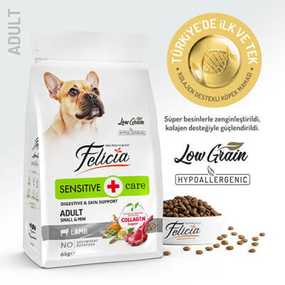 HypoAllergenic Small Mini Kuzulu Küçük Irk Düşük Tahıllı Yetişkin Köpek Maması 6 Kg