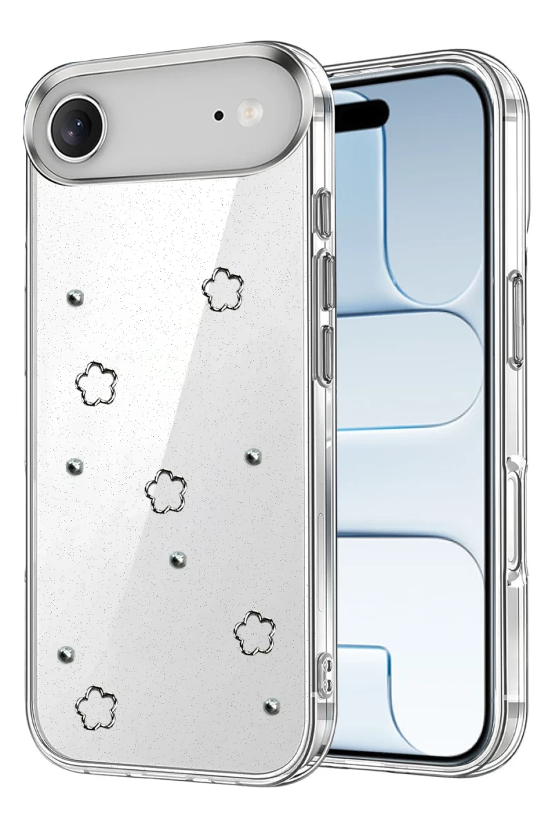 Apple iPhone 17 Uyumlu Air Uyumlu Fiyonk Desenli Kapak - Desen 2