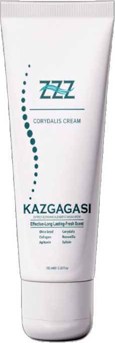 ZZZ Kaz Gagası 3 Adet Özel Karışımlı Corydalis 100 ml Sırt Bel Kas Iskelet Kısmi Kullanım Kremi