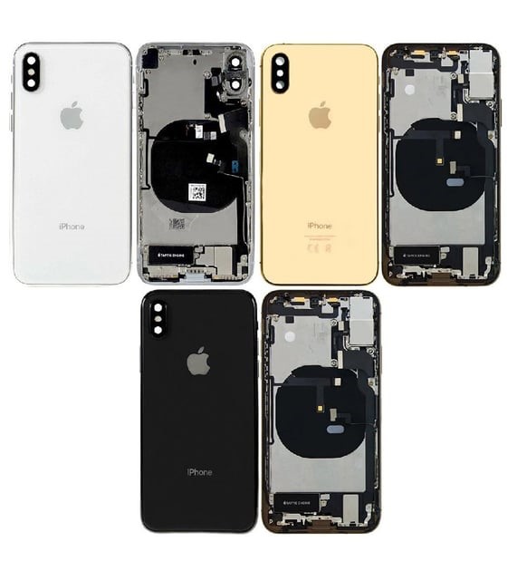 iPhone XS Uyumlu FULL Dolu Kasa (Beyaz)