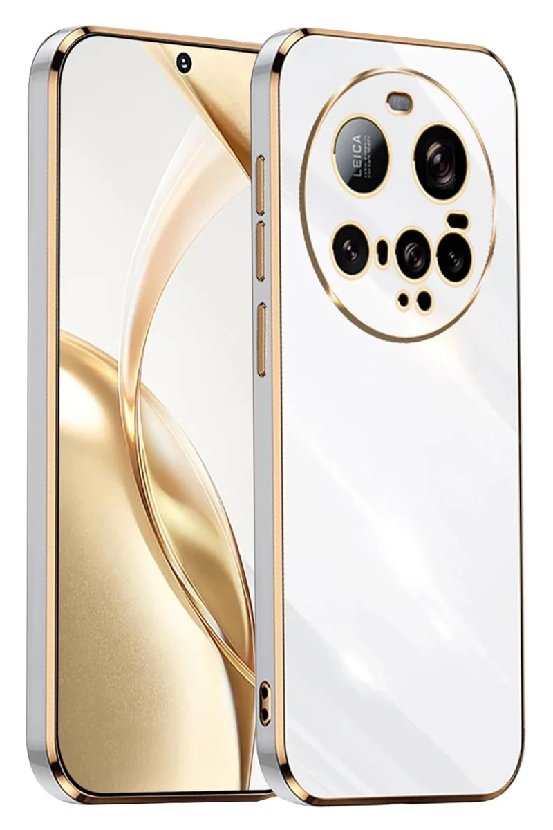 Xiaomi Mi 15 Ultra Uyumlu Kılıf Volet Silikon - Beyaz
