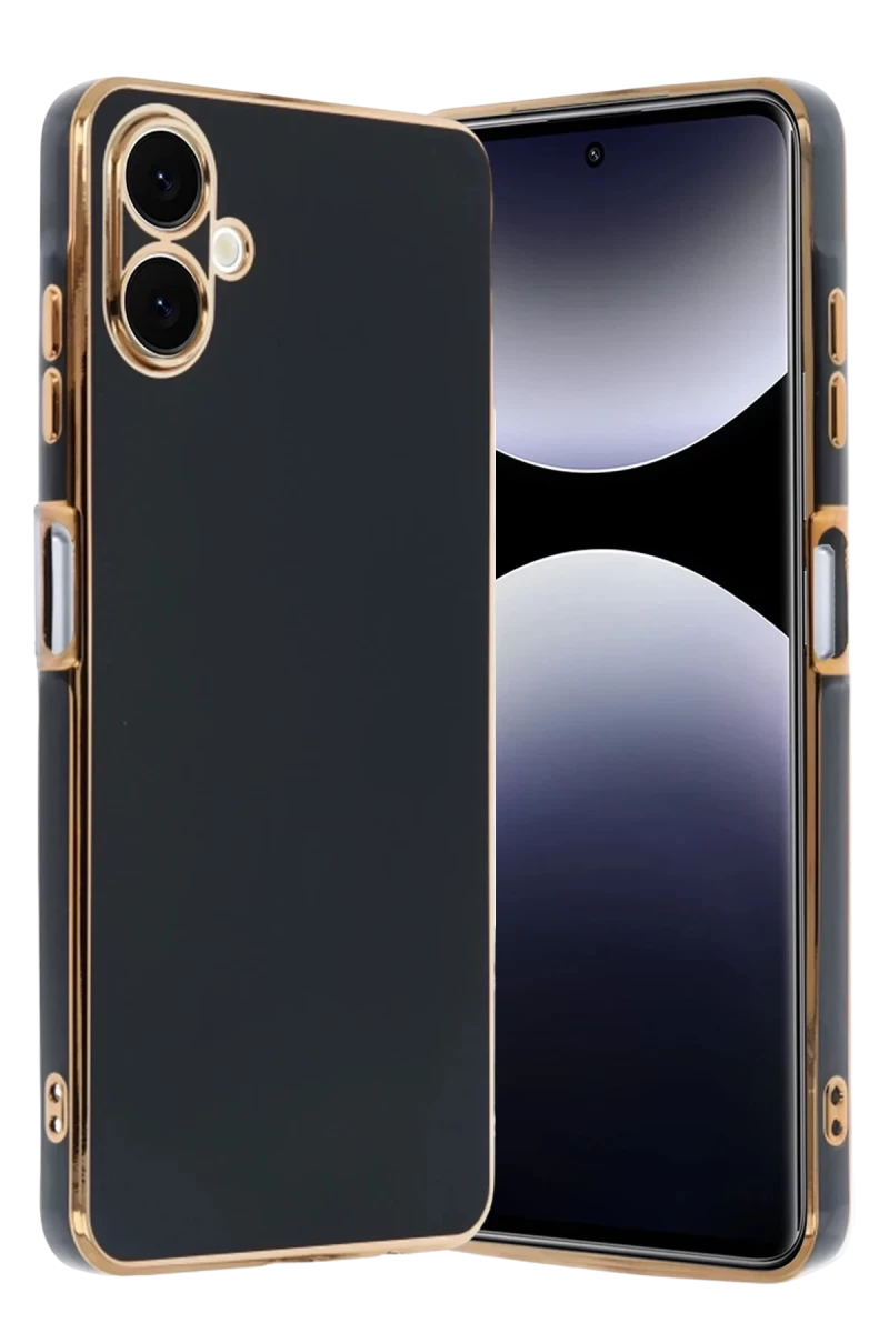 Samsung Galaxy A07 4G Uyumlu Volet Silikon - Siyah