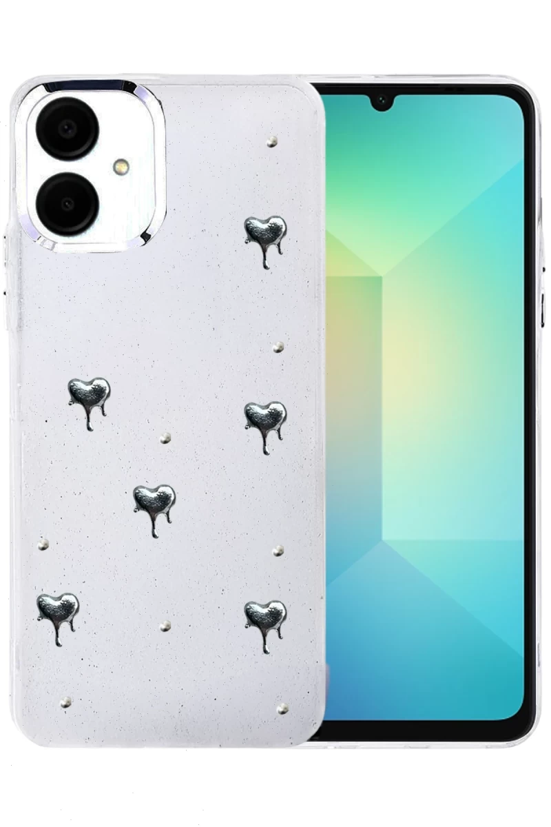 Samsung Galaxy A06 Uyumlu Fiyonk Desenli Kapak - Desen 3