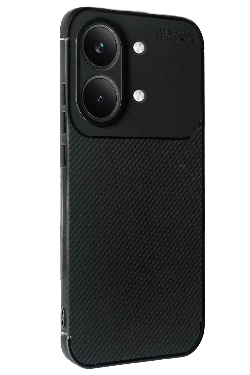 Xiaomi Poco X8 Pro Max Uyumlu Auto Focus Karbon Kapak - Siyah