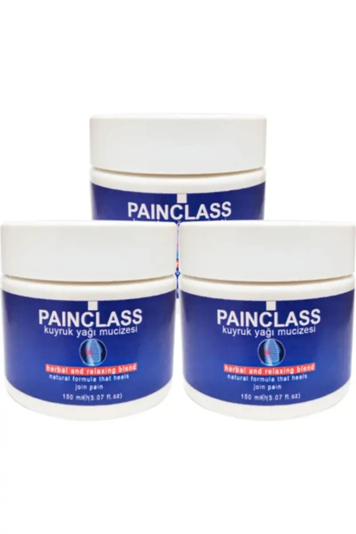 Painclass Rahatlatıcı Kuyruk Yağı Kremi 150ml X 3 ADET