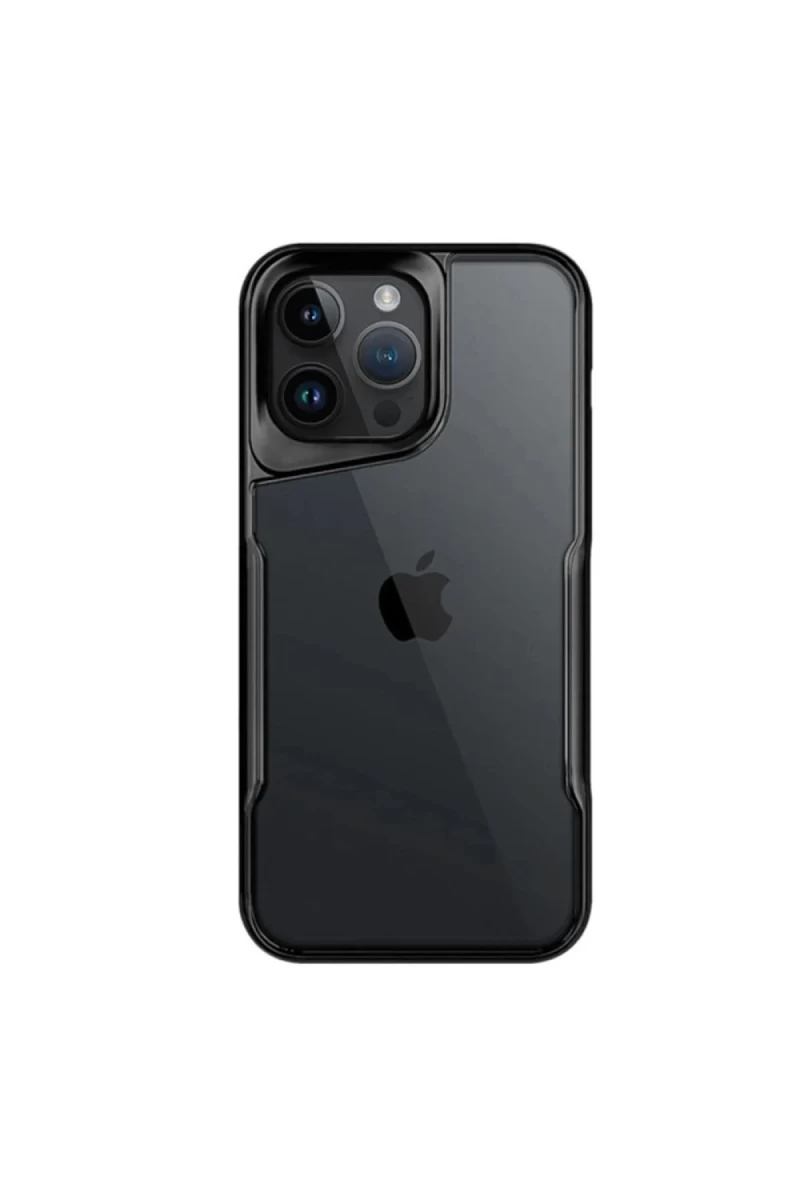 Apple iPhone 16 Pro Max Uyumlu Kılıf Boyi Silikon Kapak - Siyah