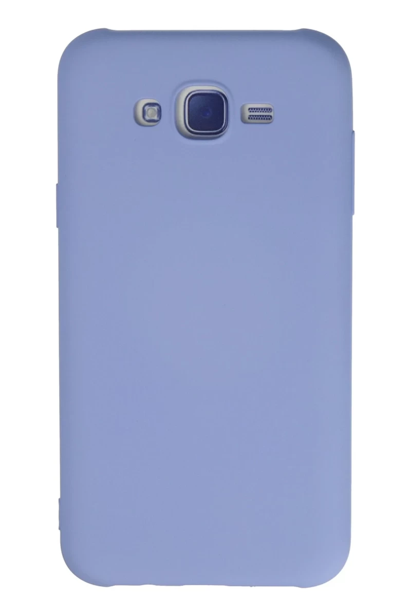 Samsung Galaxy J7 Uyumlu Kılıf Nano içi Kadife Silikon - Lila