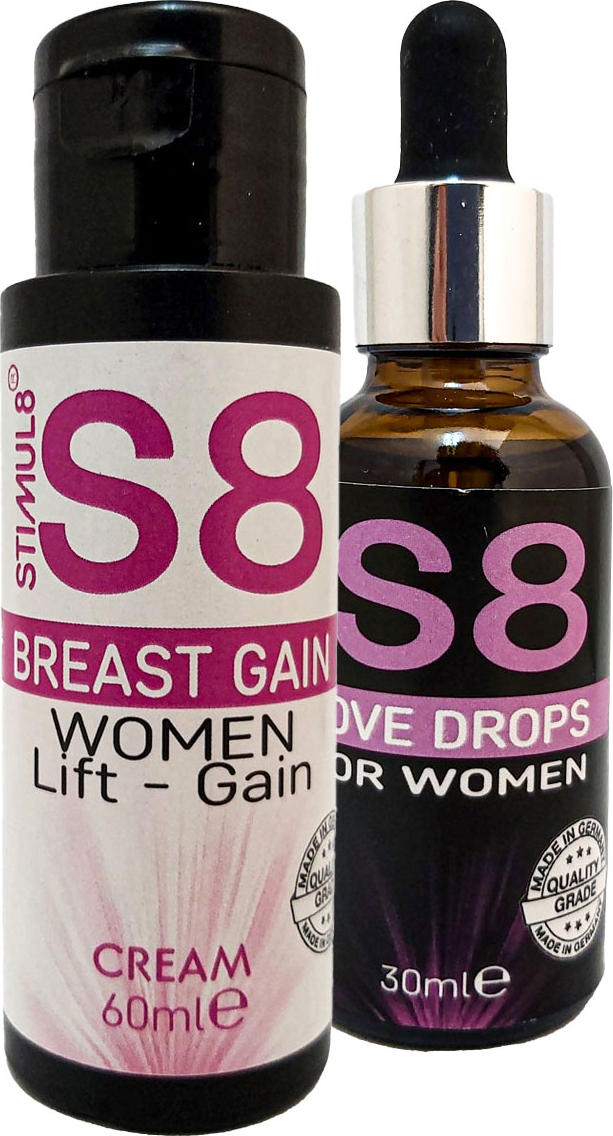 Stimul8 Breast Lift Gain Krem 60 ml + Kadınlara Özel Damla 30 ml