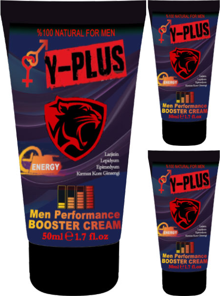 Y-Plus Cream 50 ml 3 Adet Erkeklere Özel Krem