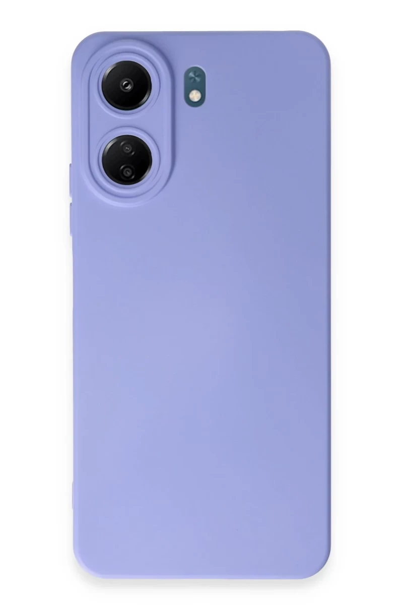 Xiaomi Redmi 13C Uyumlu Kılıf Nano içi Kadife Silikon - Lila