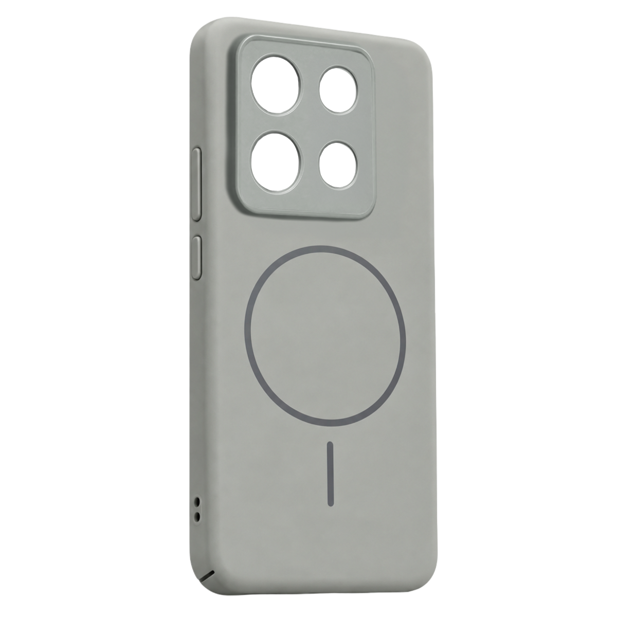 Xiaomi Redmi Note 13 Pro 4G Mika PC Magsafe Kapak - Gri