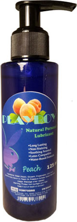 Playboy Lubrikant Kişisel Kullanım Büyük Boyda 125 ml Ebatta Kolay Girişler Için Şeftalili Jel / Playboy Peach Lubricant Gel