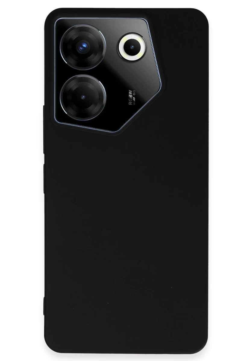 Tecno Camon 20 Pro 5G Uyumlu Kılıf First Silikon - Siyah