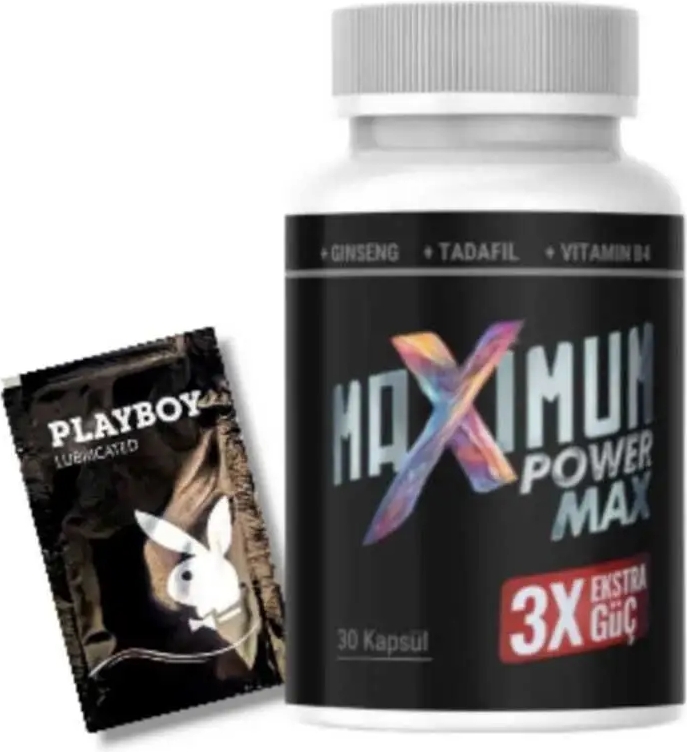 Maximum Power Max Erkeklere Özel 30 Lu Yanında Muzice Jel Hediye
