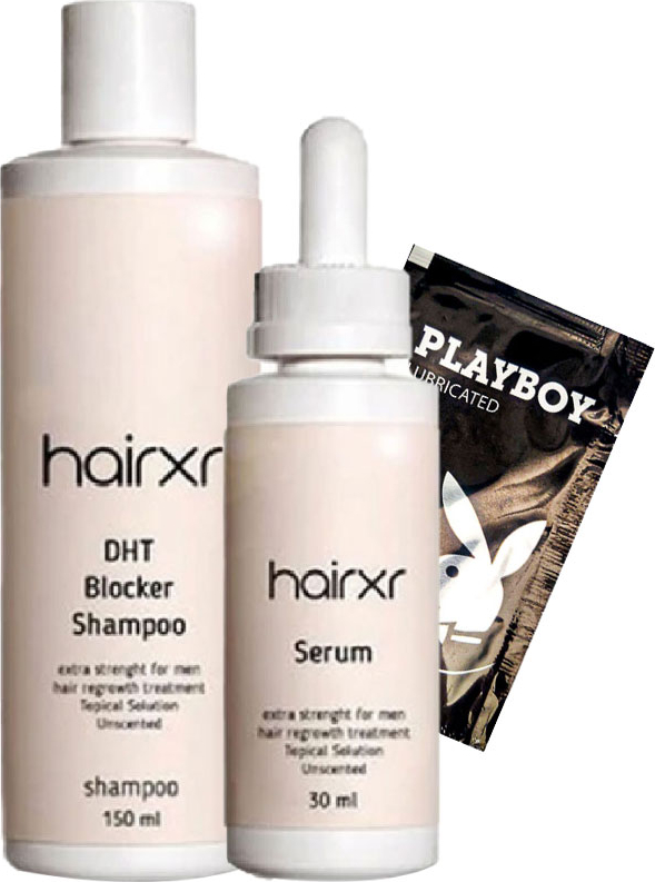 Hairxr Dht Blocker Saç Bakım Şampuanı 150 ml + Serum 30 ml + JelHediy.e