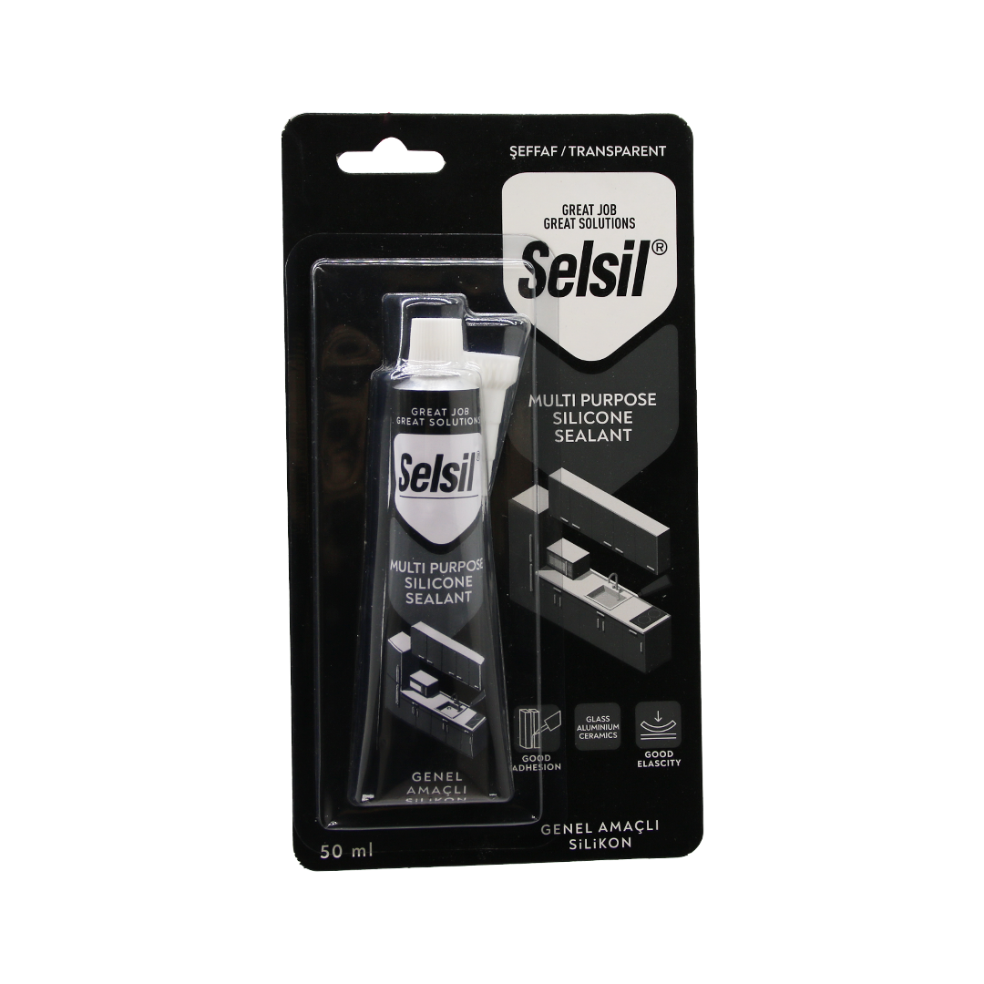 Şeffaf Genel Amaçlı Tüp Silikon 50ml