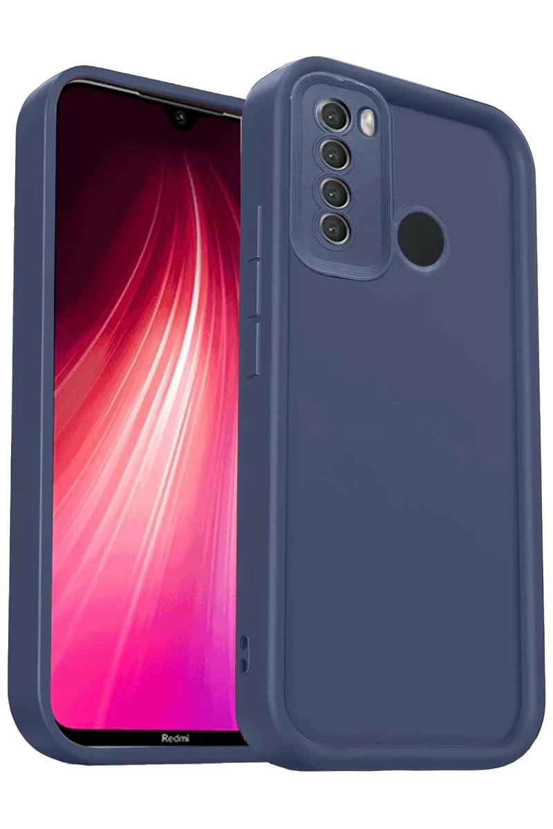 Xiaomi Redmi Note 8 Uyumlu Kılıf Viera Silikon - Lacivert