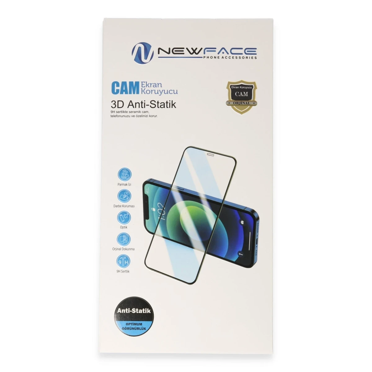 Samsung Galaxy A37 5G 3D Antistatik Cam Ekran Koruyucu